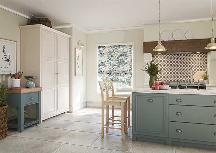 Maggie, Teal - Roman Blind - Image 6